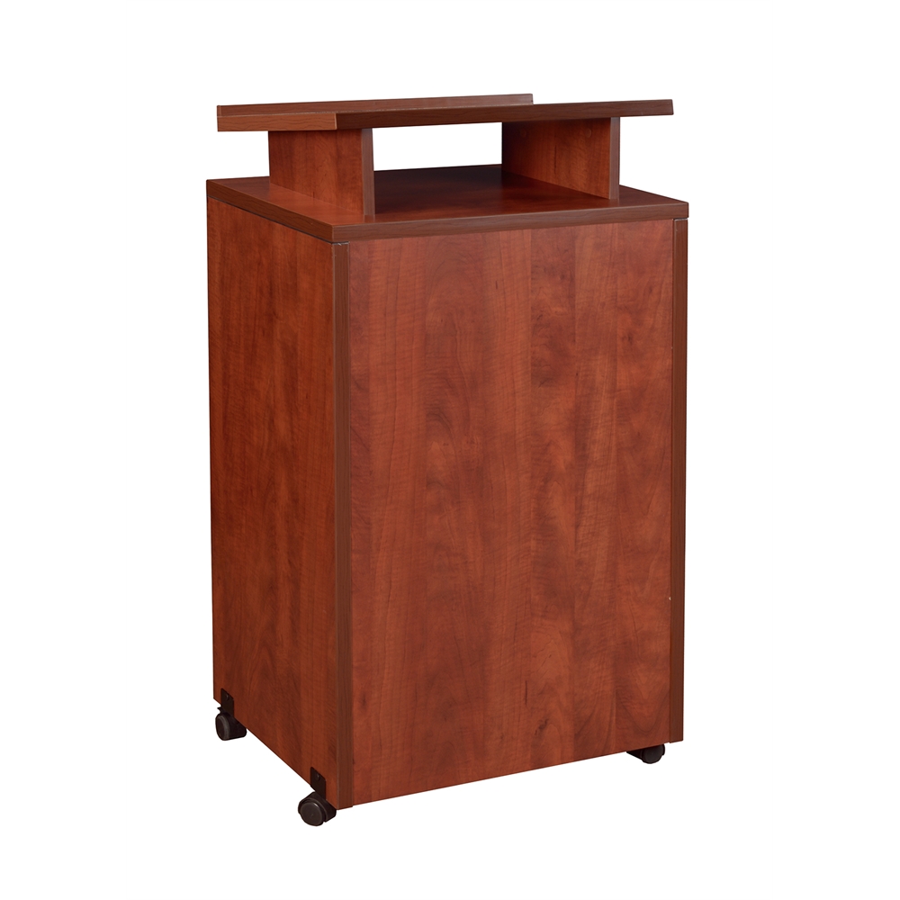 Legacy Freestanding Lectern- Cherry. Picture 1