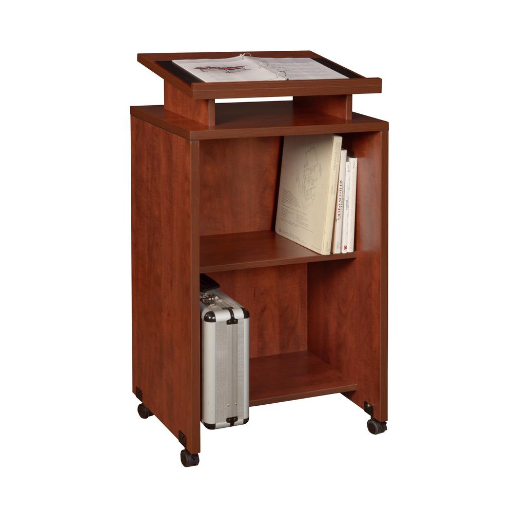 Legacy Freestanding Lectern- Cherry. Picture 4