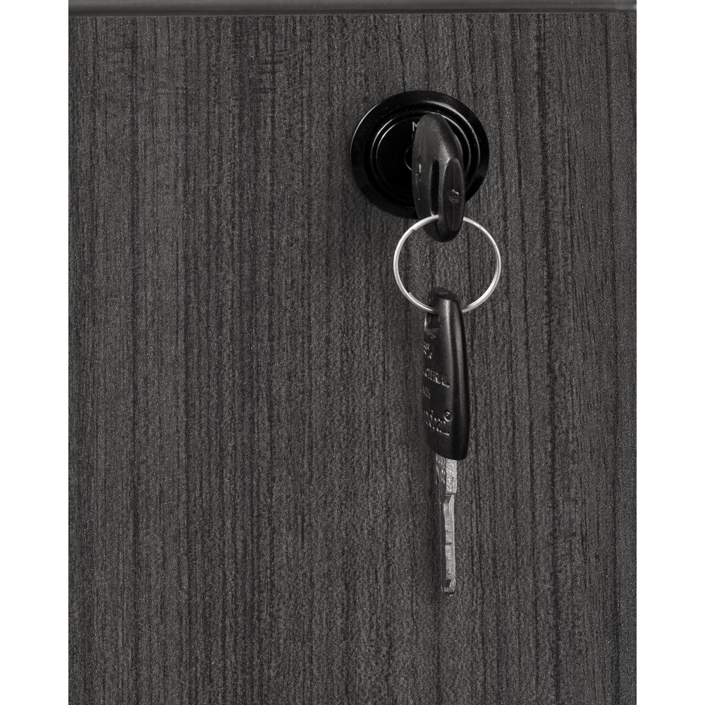 Legacy 60" L-Desk Shell with 47" Return Shell- Ash Grey. Picture 8