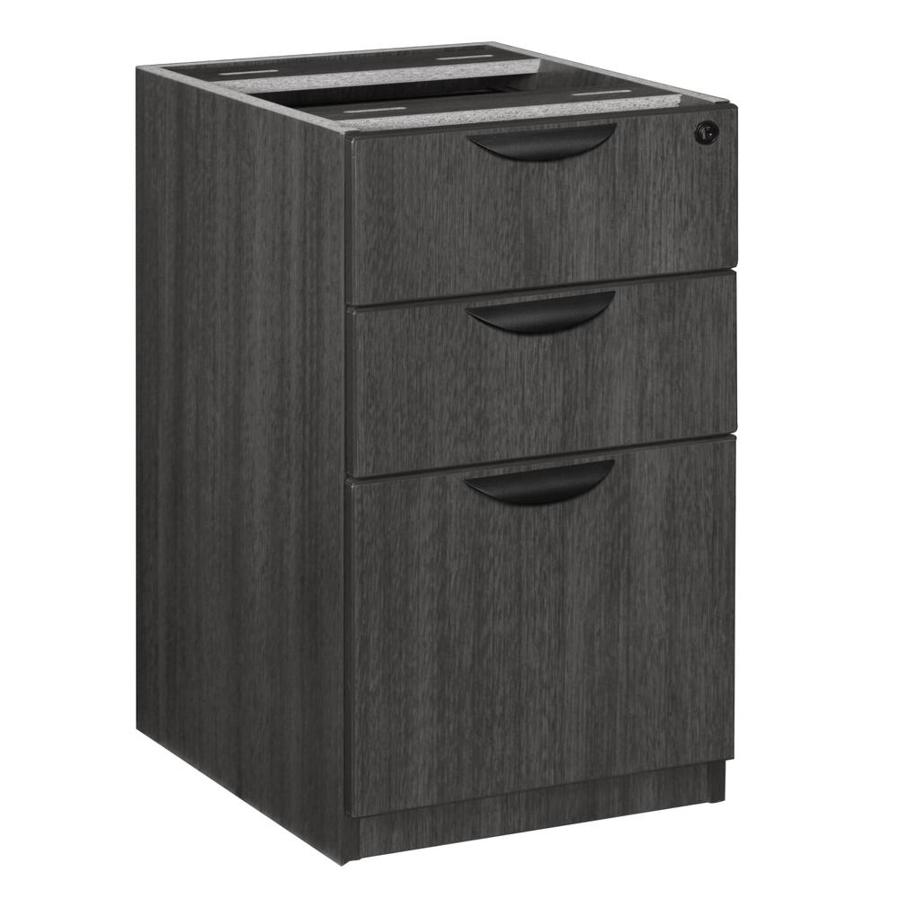Legacy Box Box File Pedestal- Ash Grey. Picture 1