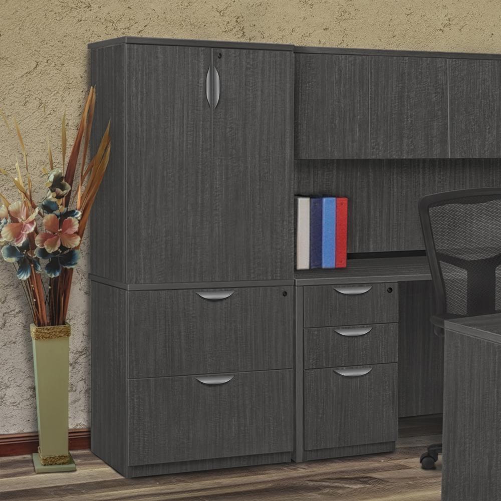Legacy Box Box File Pedestal- Ash Grey. Picture 3
