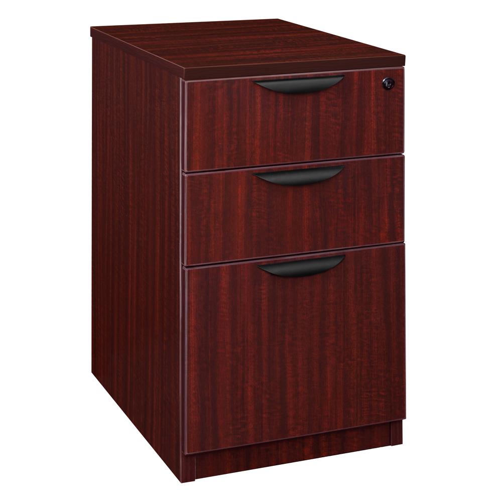 Legacy Deskside Box Box File Cabinet- Mahogany. Picture 1