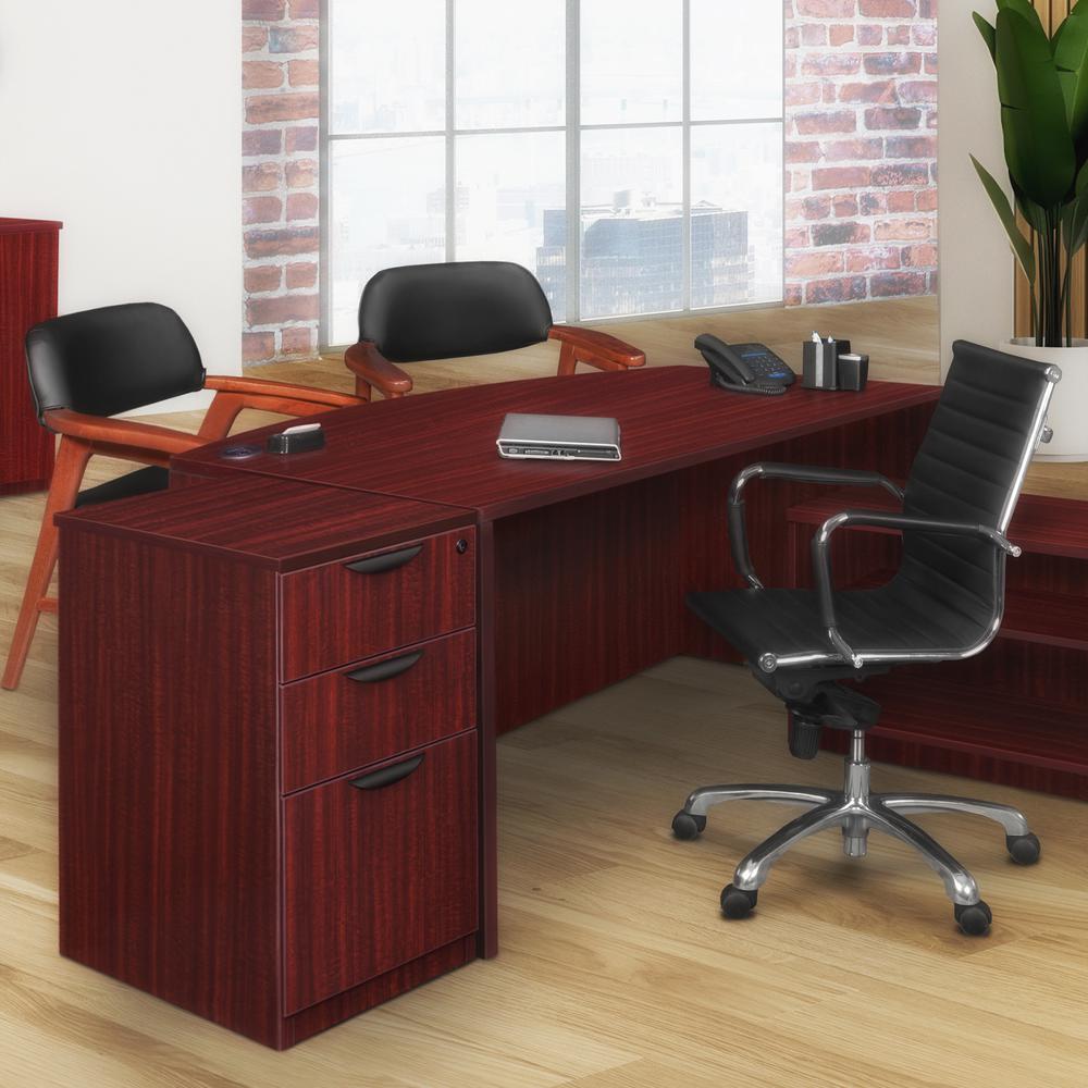 Legacy Deskside Box Box File Cabinet- Mahogany. Picture 3
