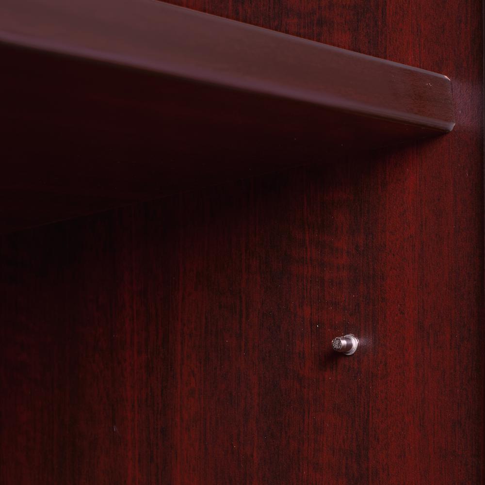 Legacy Lateral File with Stackable Storage Cabinet- Mahogany. Picture 5