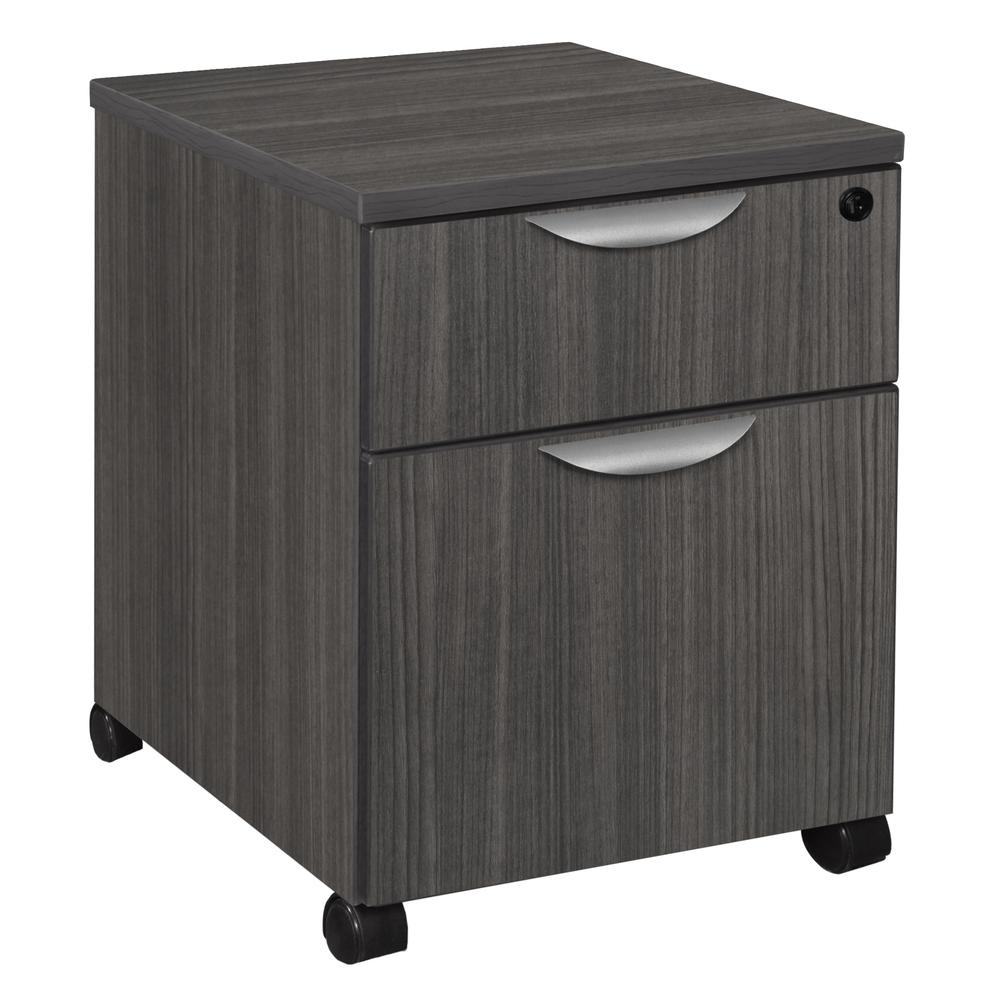 Legacy Box File Mobile Pedestal- Ash Grey. Picture 1