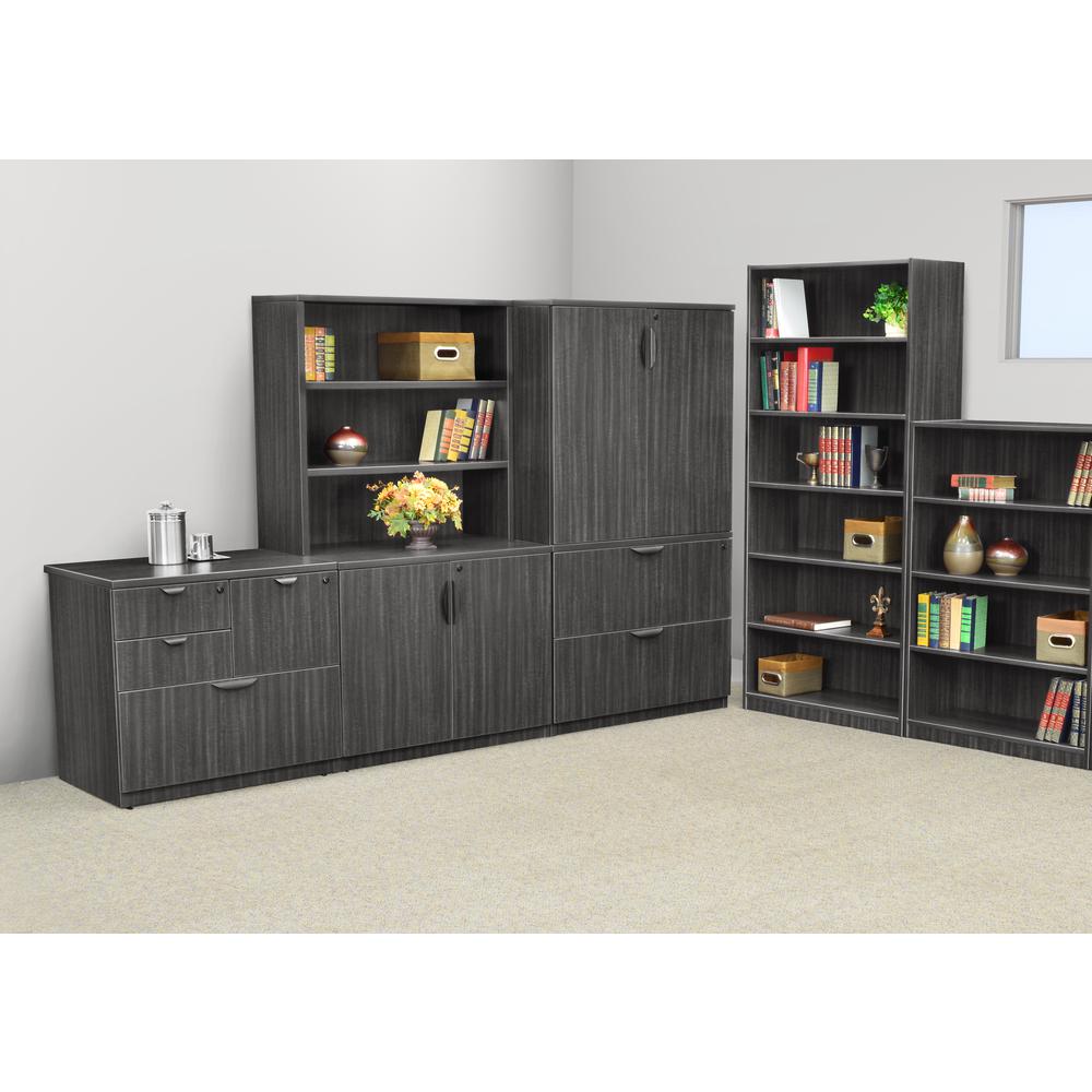 Legacy 35" Stackable Storage Cabinet- Ash Grey. Picture 7