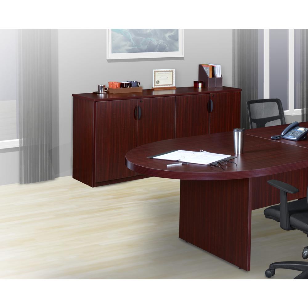 Legacy 72" Storage Cabinet Buffet- Mahogany. Picture 2