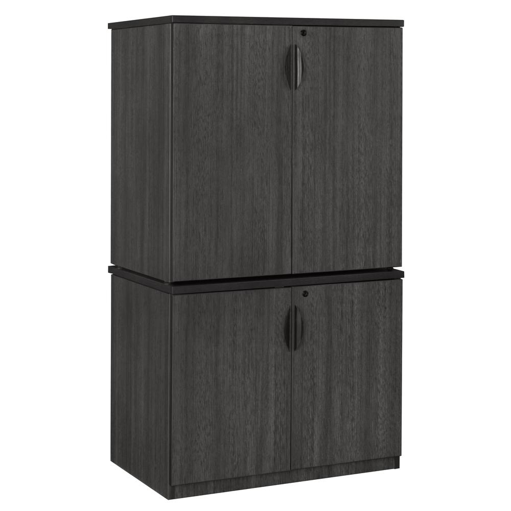 Legacy 29" Storage Cabinet with 35" Storage Cabinet- Ash Grey. Picture 1