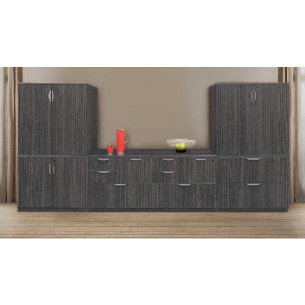 Legacy 29" Storage Cabinet with 35" Storage Cabinet- Ash Grey. Picture 6