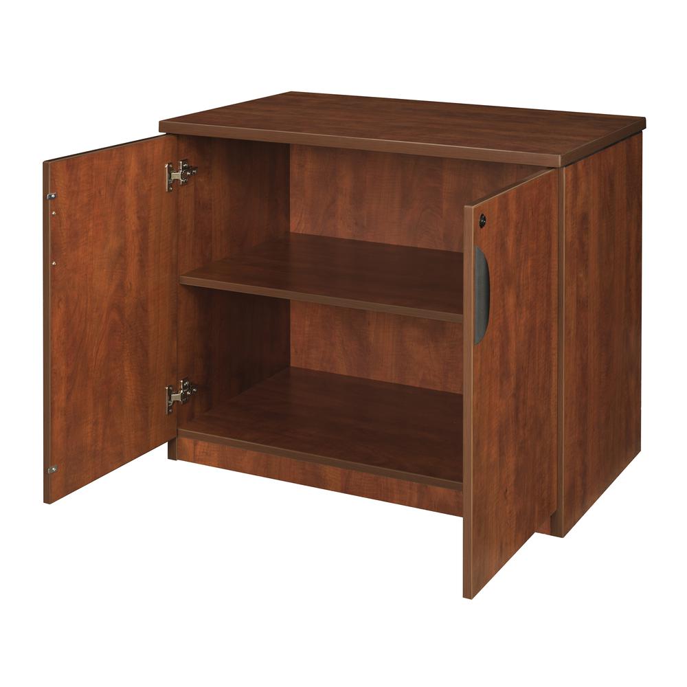 Legacy 29" Storage Cabinet with 35" Storage Cabinet- Cherry. Picture 5