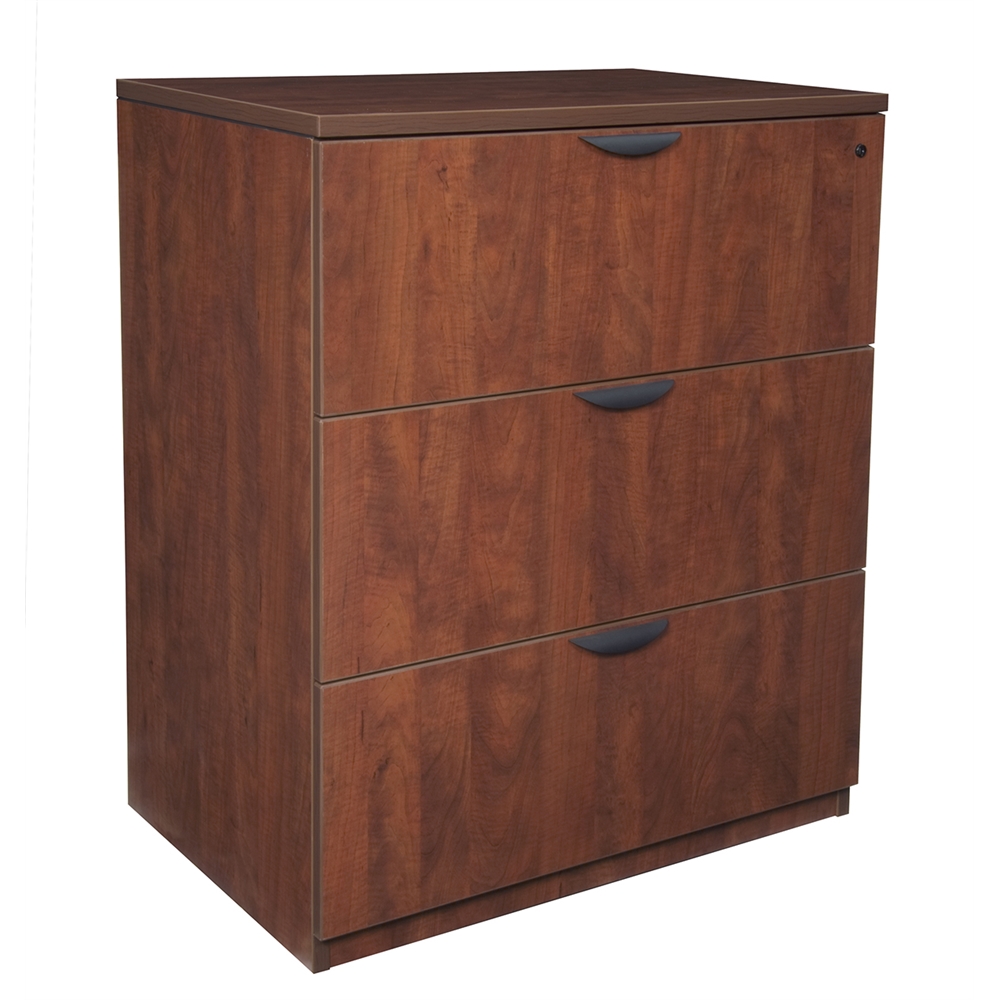 Legacy Stand Up Lateral File- Cherry. Picture 1