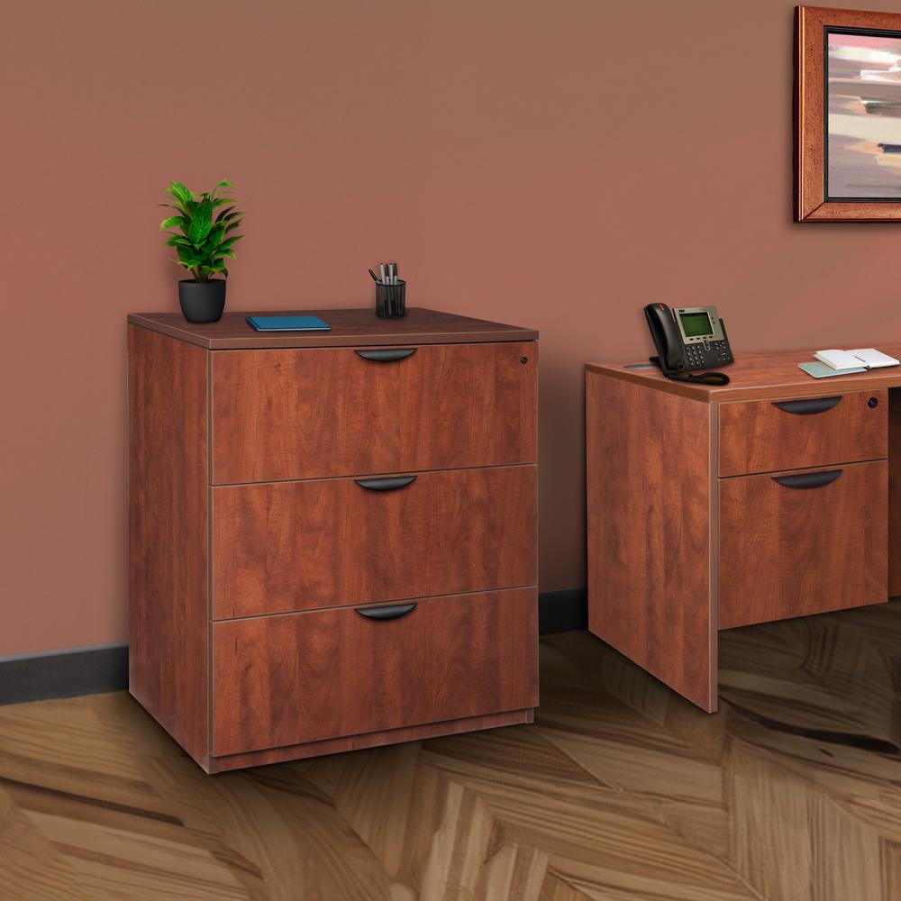 Legacy Stand Up Lateral File- Cherry. Picture 2
