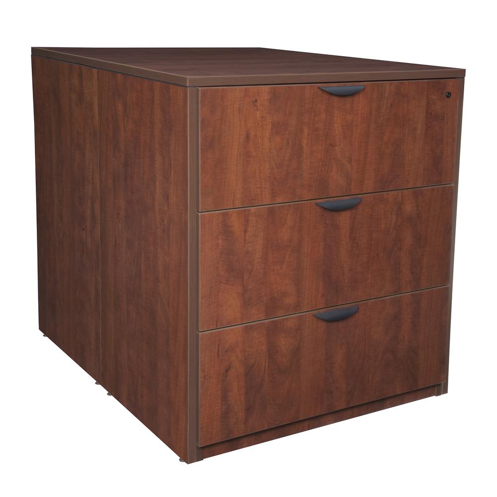 Legacy Stand Up Back to Back Lateral File/ Lateral File- Cherry. Picture 1