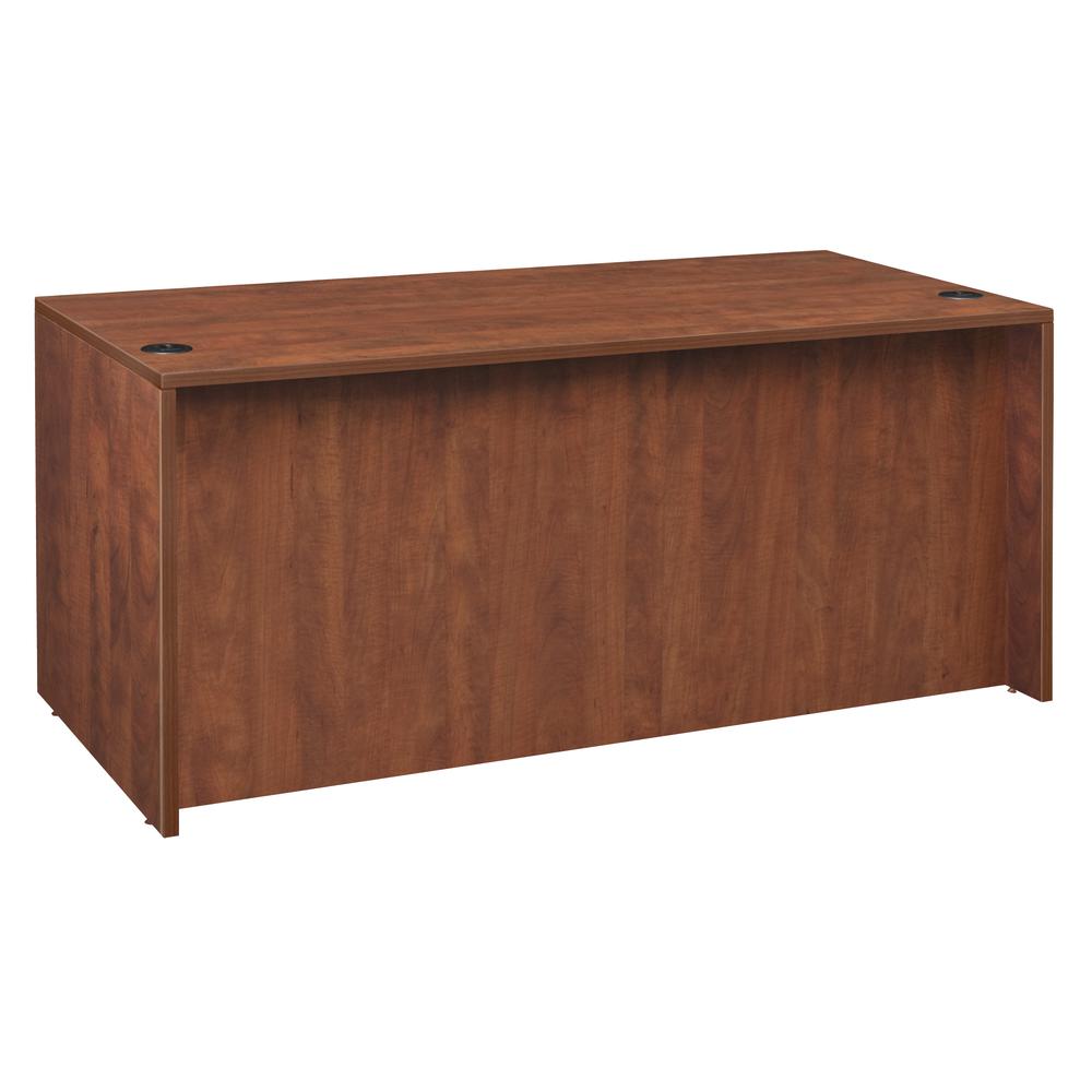 Legacy 60" Single Pedestal Desk- Cherry. Picture 2