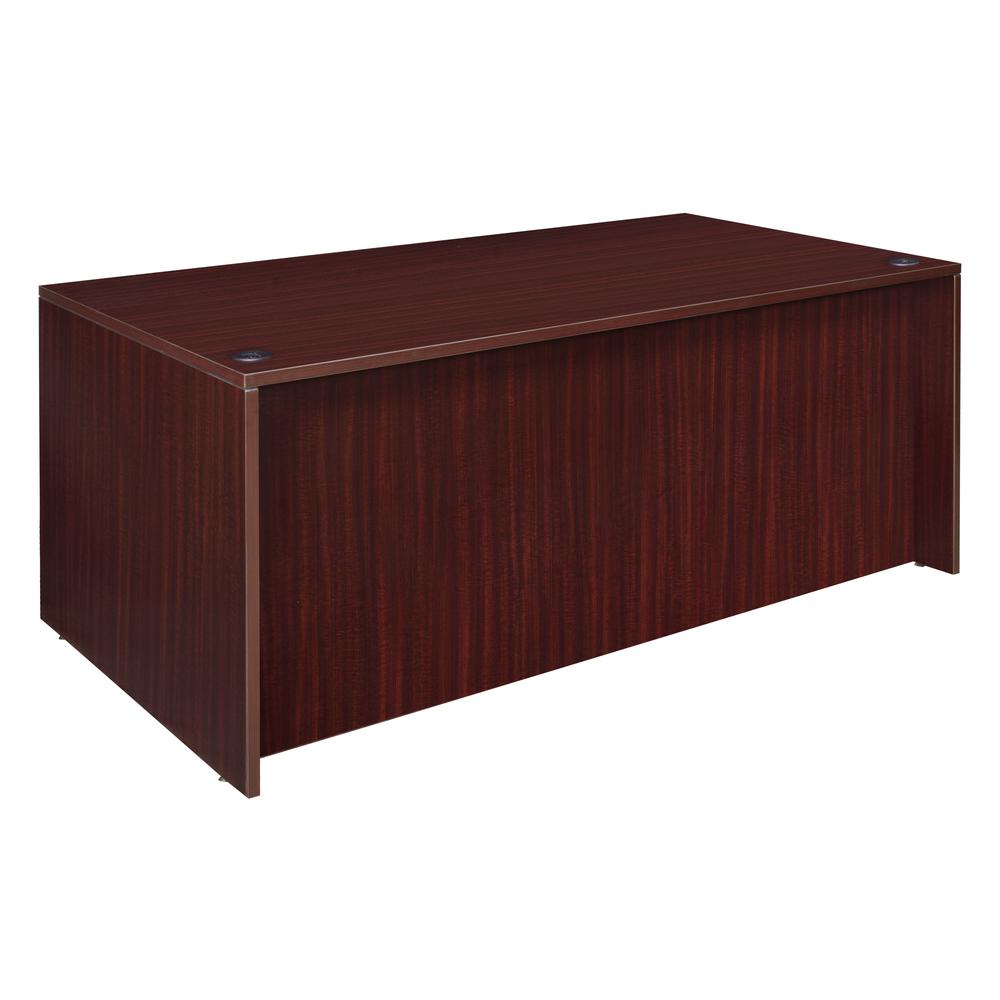 Legacy 71" Single Pedestal Desk- Mahogany. Picture 2