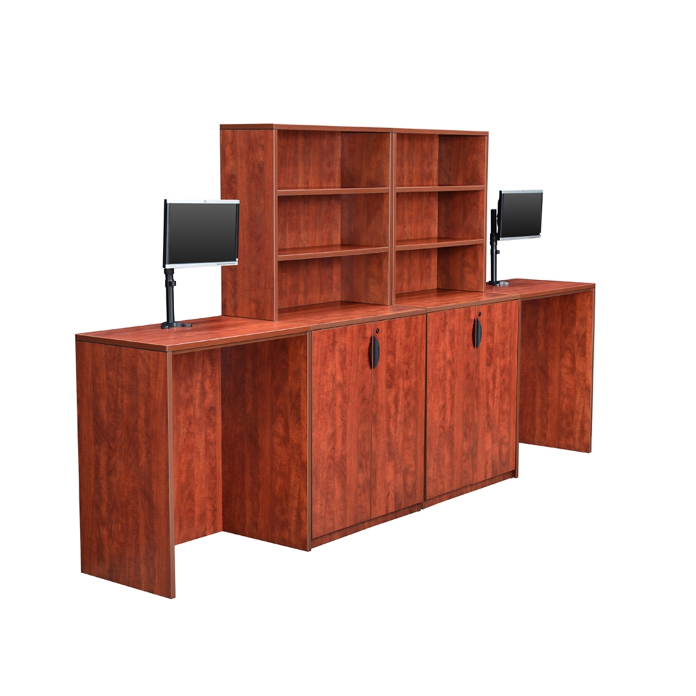 Legacy 35" Open Hutch- Cherry. Picture 3