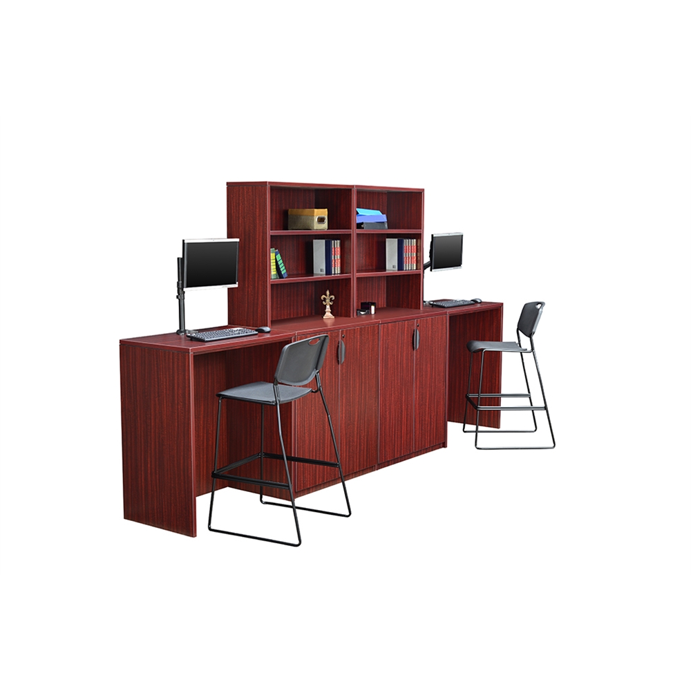 Legacy 35" Open Hutch- Mahogany. Picture 4