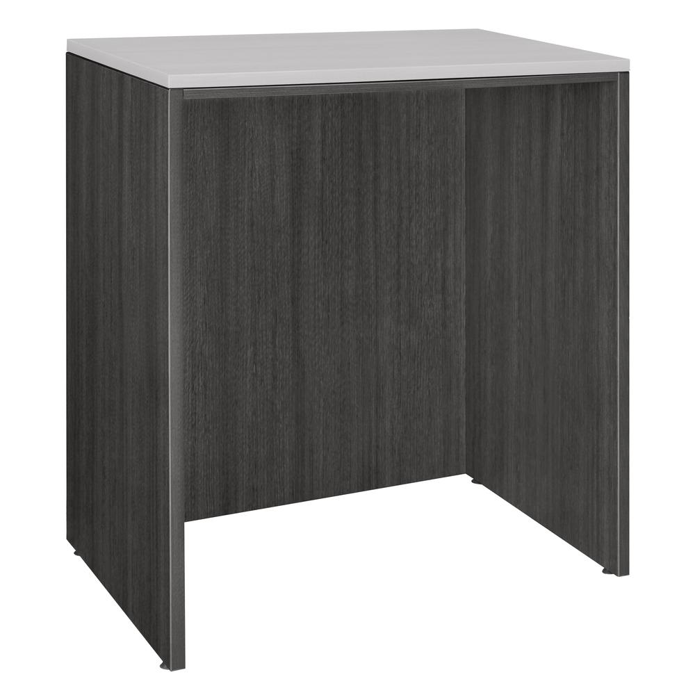 Legacy Stand Up Desk (w/o Top)- Ash Grey. Picture 1