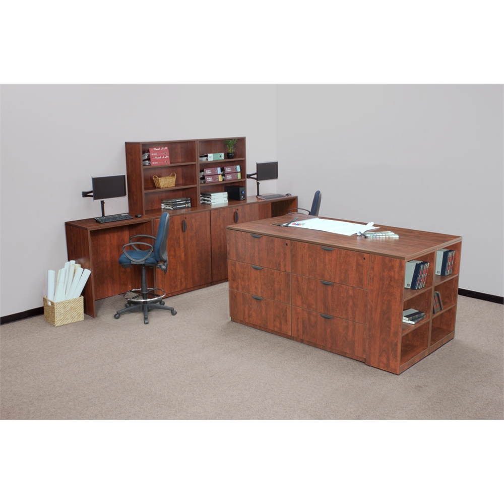 Legacy 35" Open Hutch- Cherry. Picture 4