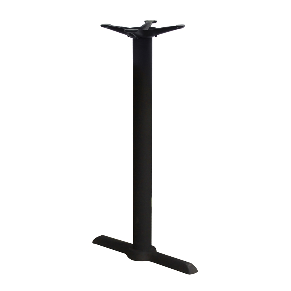 Cain Café T-Base Legs (Set of 2)- Black. Picture 1