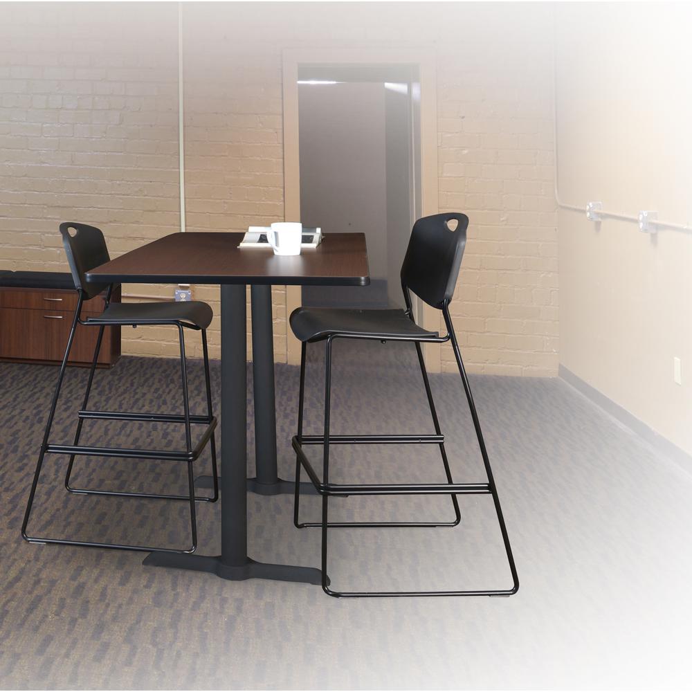 Cain Café T-Base Legs (Set of 2)- Black. Picture 2