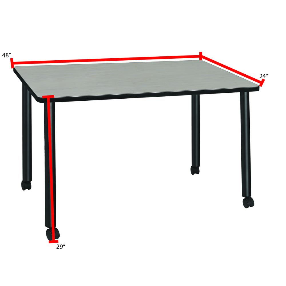 Regency Kee 48 x 24 in. Mobile Desk. Picture 4