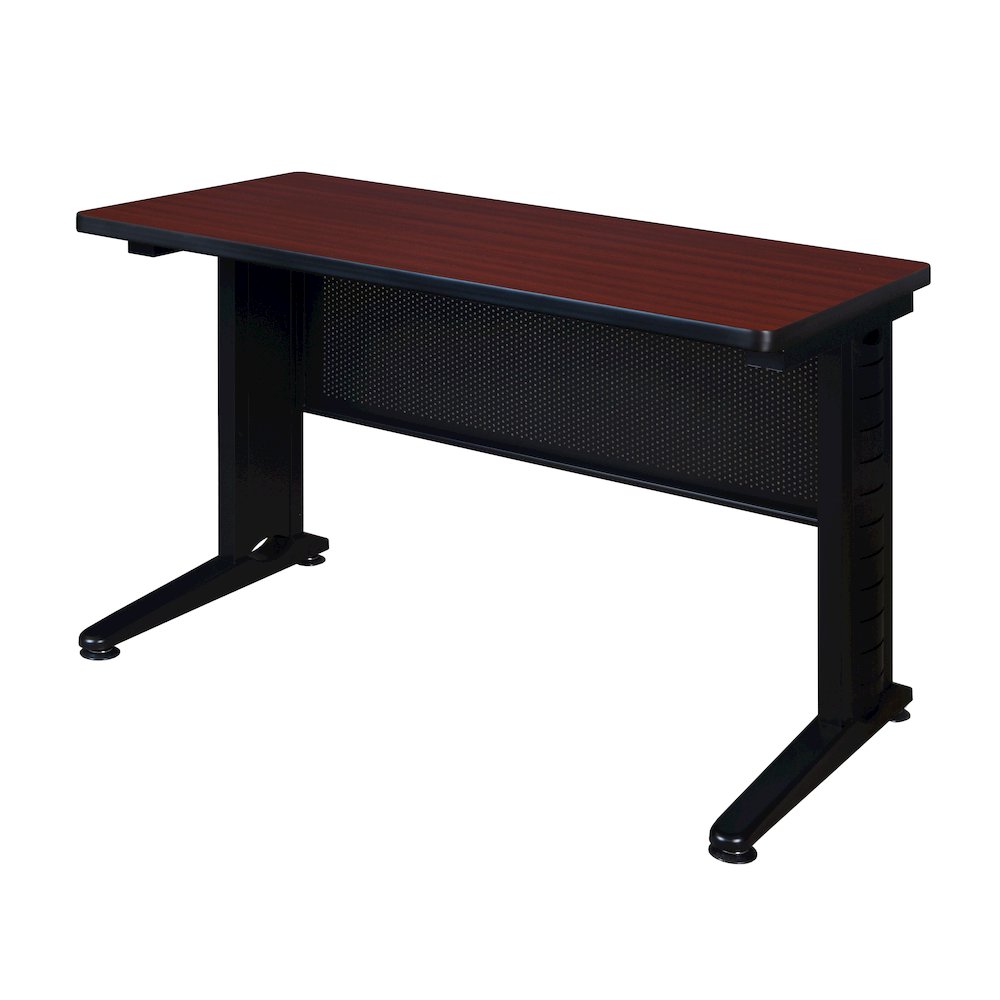 42 x 24 in. Seminar Training Table- Mahogany. Picture 1