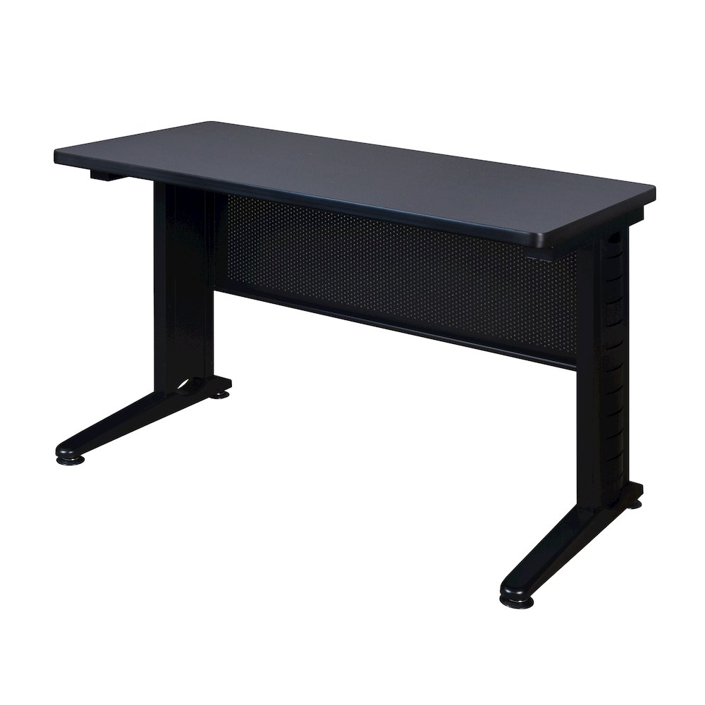 48 x 24 in. Seminar Training Table- Grey. Picture 1