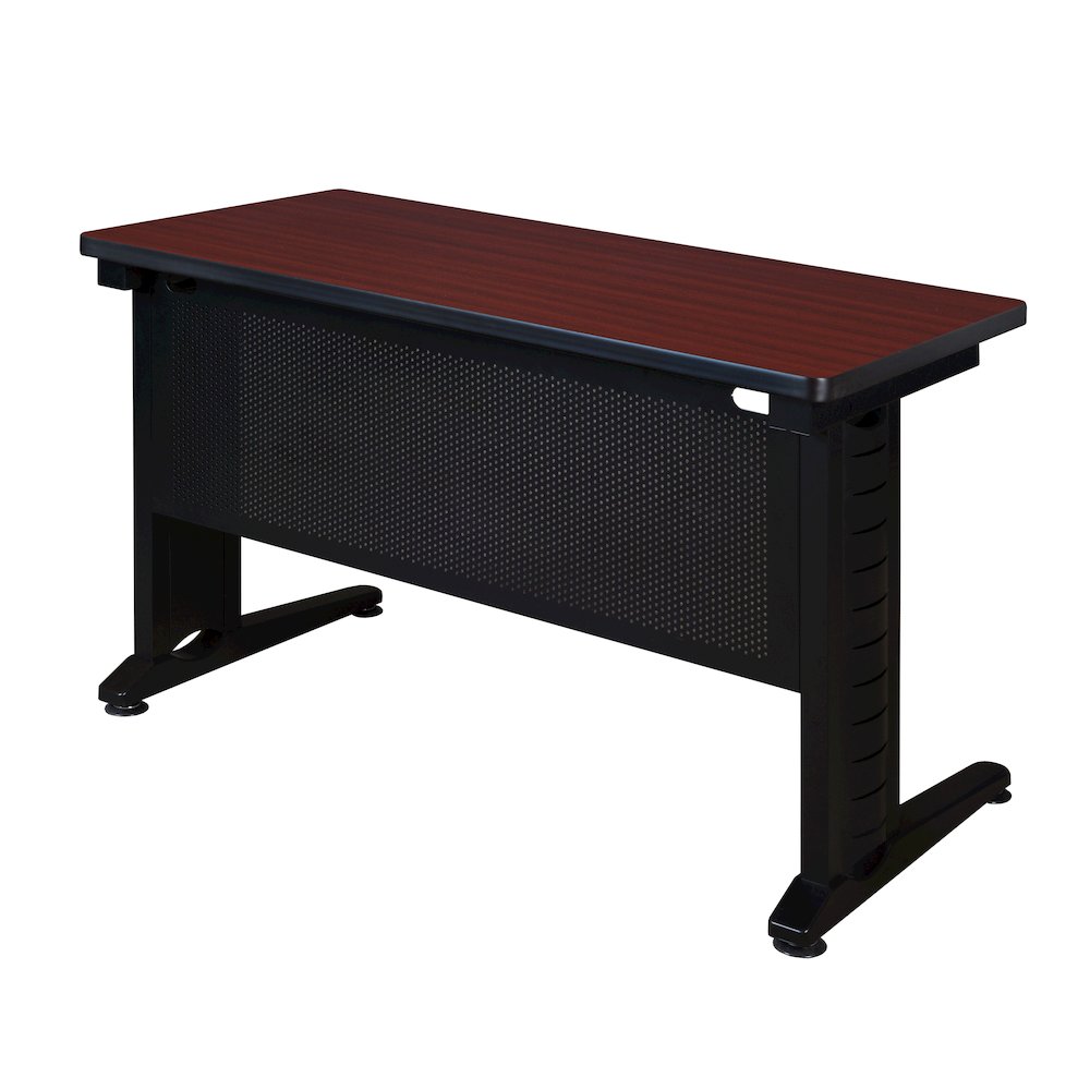 48 x 24 in. Seminar Training Table- Mahogany. Picture 2