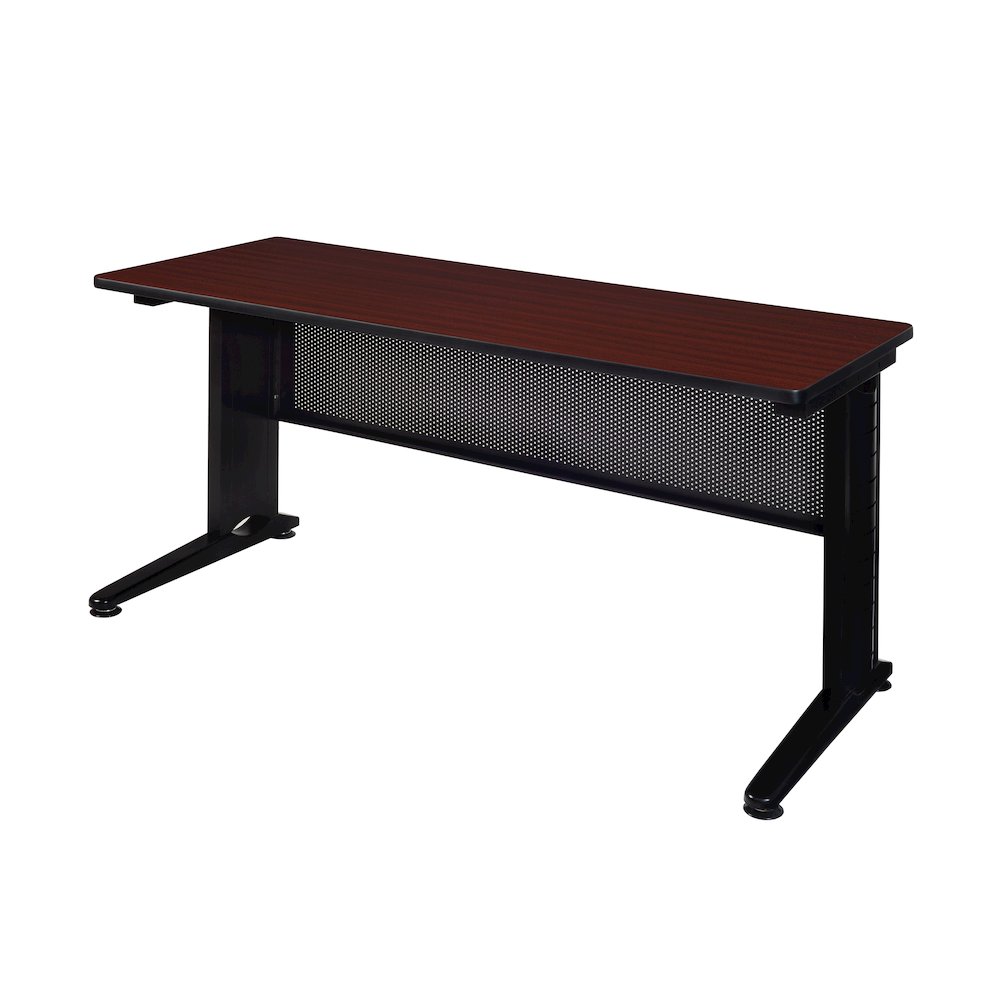 60 x 24 in. Seminar Training Table- Mahogany. Picture 1
