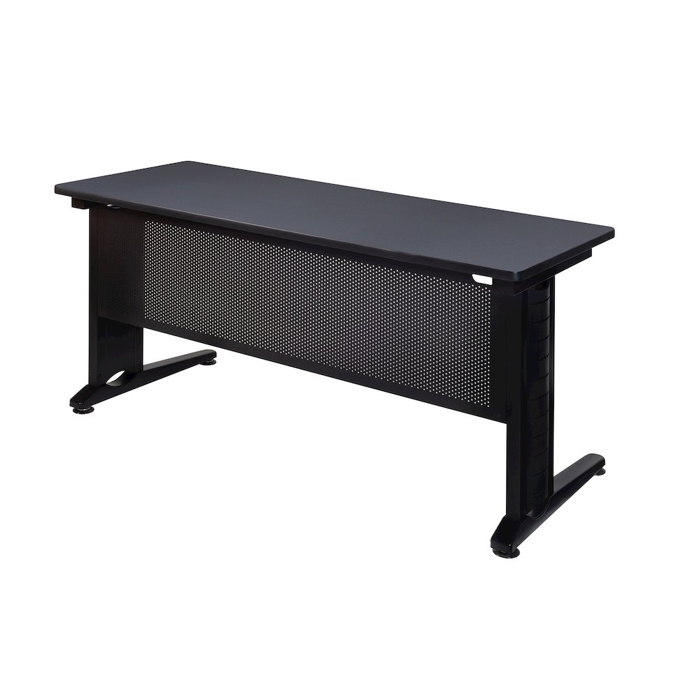 72 x 24 in. Seminar Training Table- Grey. Picture 2