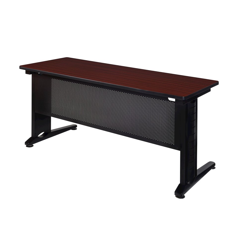 72 x 24 in. Seminar Training Table- Mahogany. Picture 2