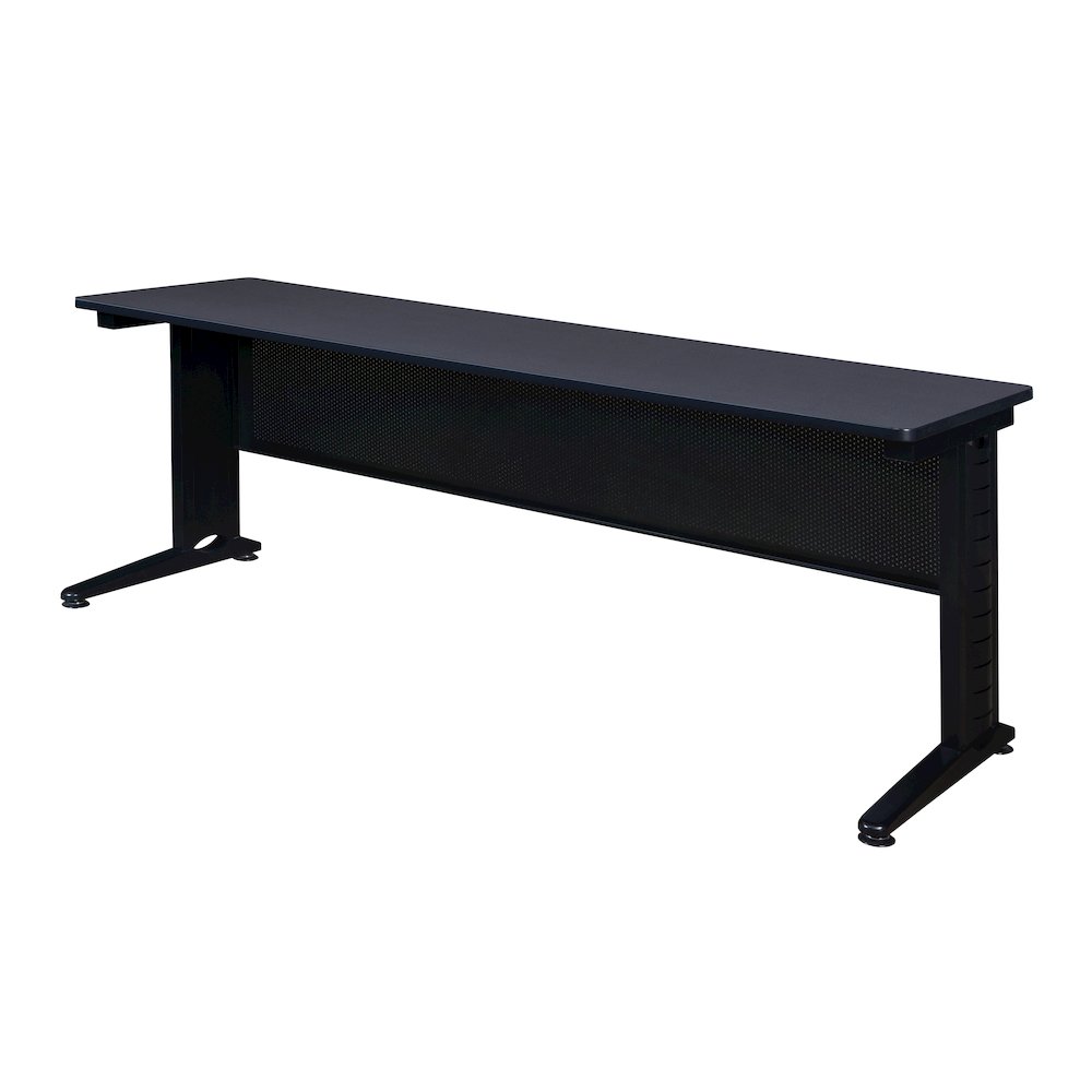 84 x 24 in. Seminar Training Table- Grey. Picture 1