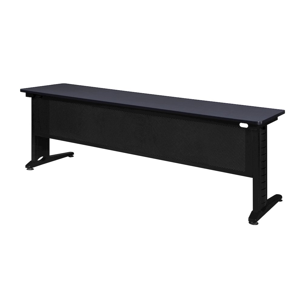 84 x 24 in. Seminar Training Table- Grey. Picture 2