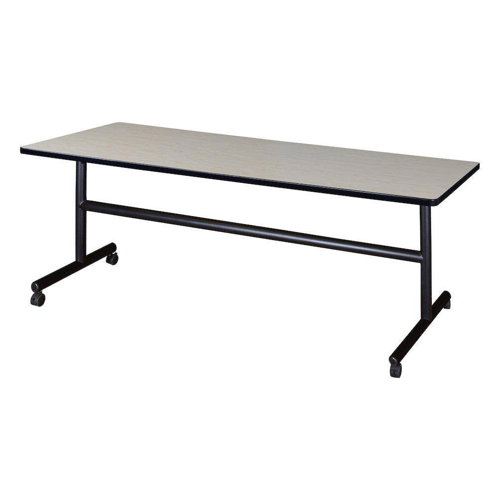72 x 30 in. Flip-Top Training Nesting Table- Maple. Picture 1