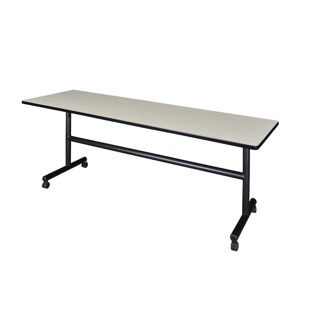 84 x 24 in. Flip-Top Training Nesting Table- Maple. Picture 1