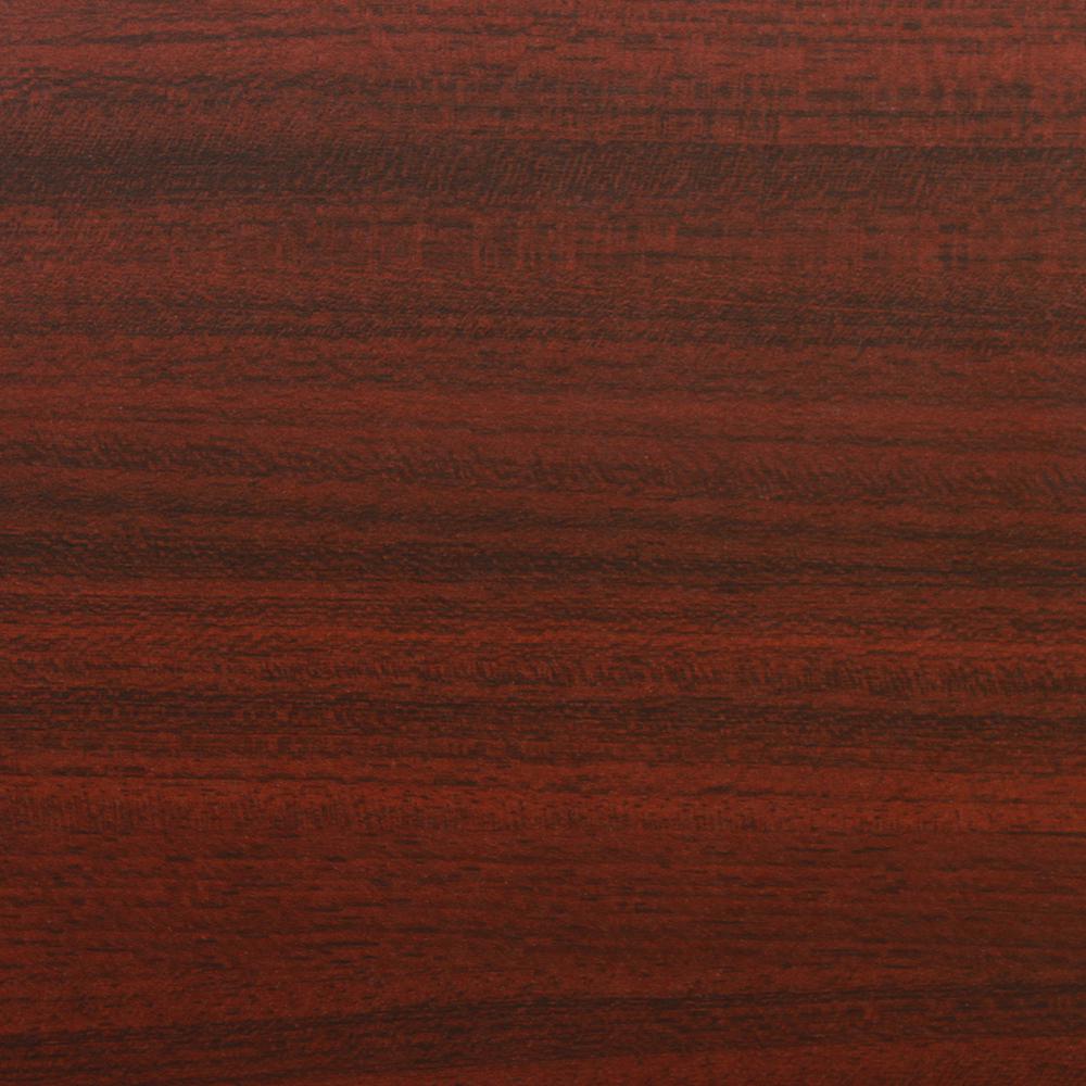 Kee 72" L-Desk with 42" Return, Mahogany/Chrome. Picture 2