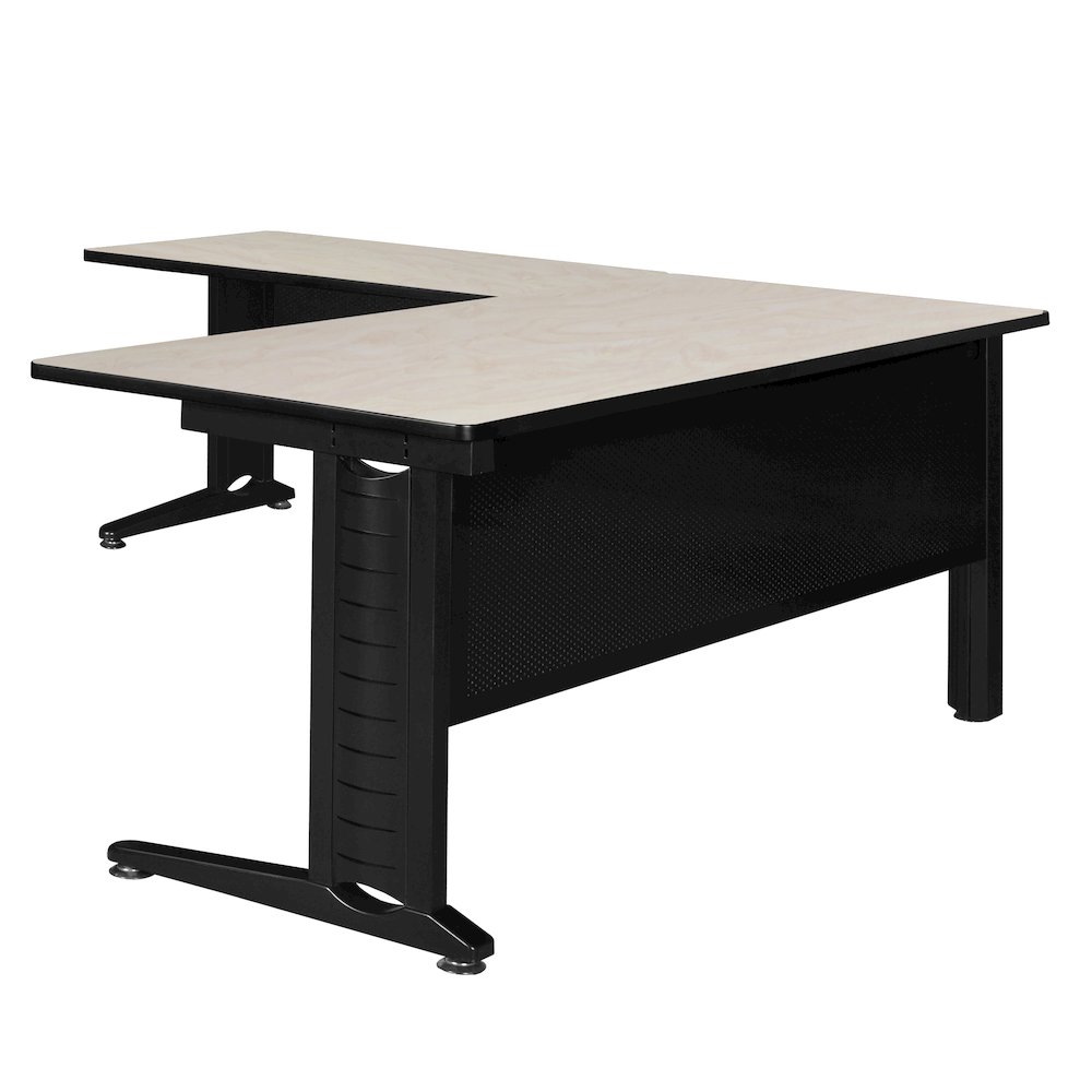 66 x 72 in. L Shape Desk Shell- Maple. Picture 2