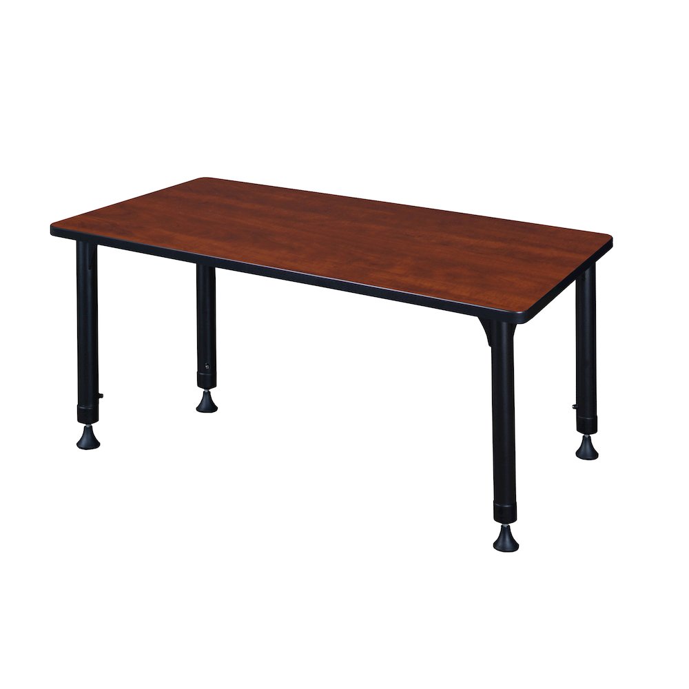42 x 24 in. Height Adjustable Classroom Activity Table- Cherry. Picture 2
