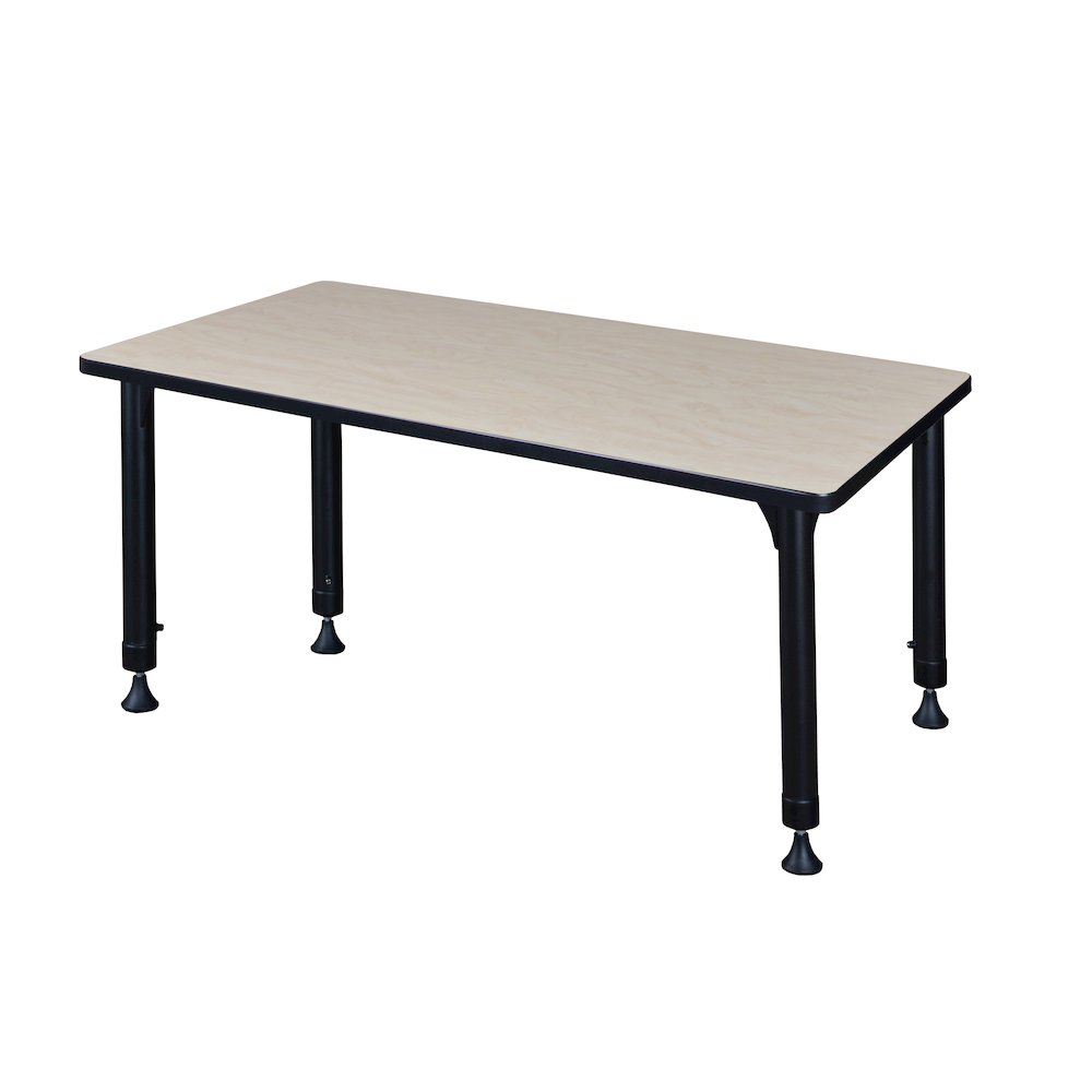 48 x 24 in. Height Adjustable Classroom Activity Table- Maple. Picture 2