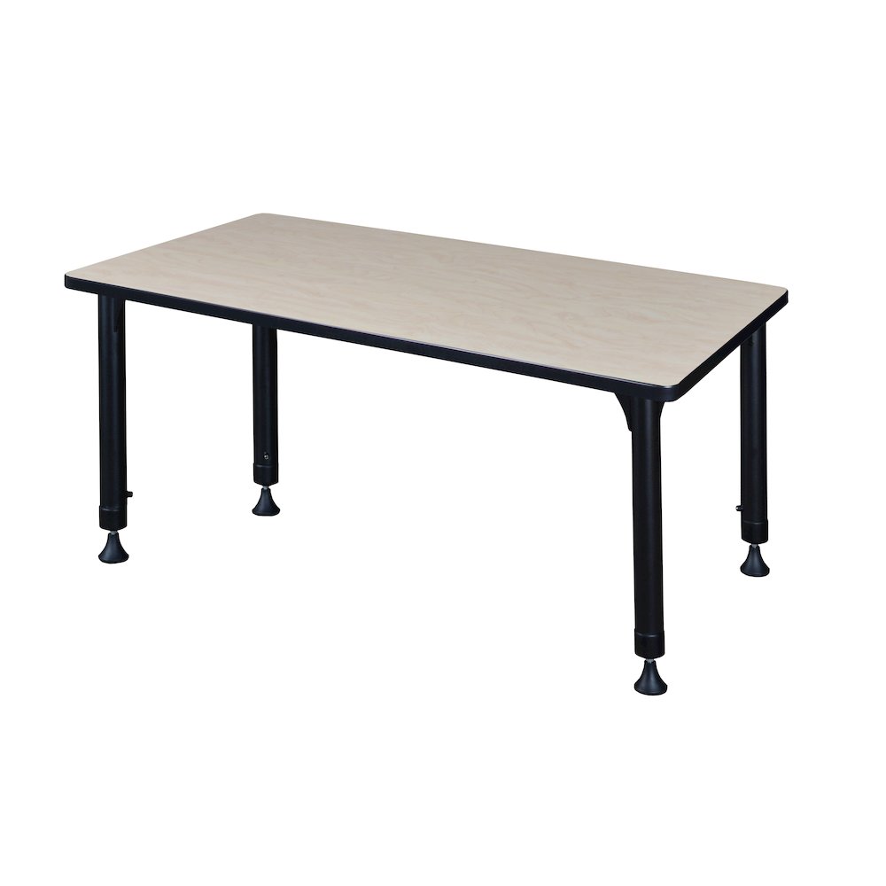 48 x 30 in. Height Adjustable Classroom Activity Table- Maple. Picture 2