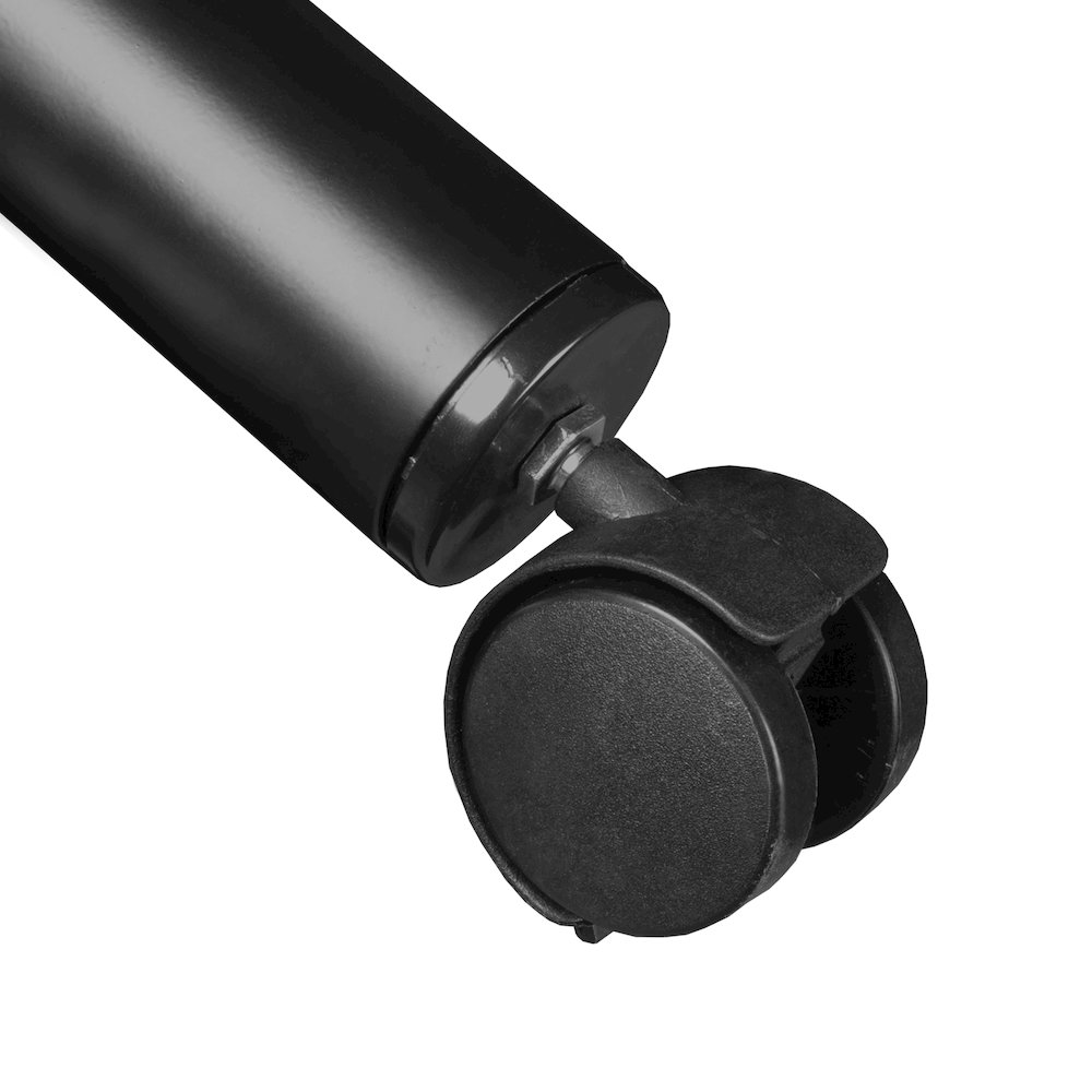 Kee Post Table Leg with Casters (Set of 4)- Black. Picture 1