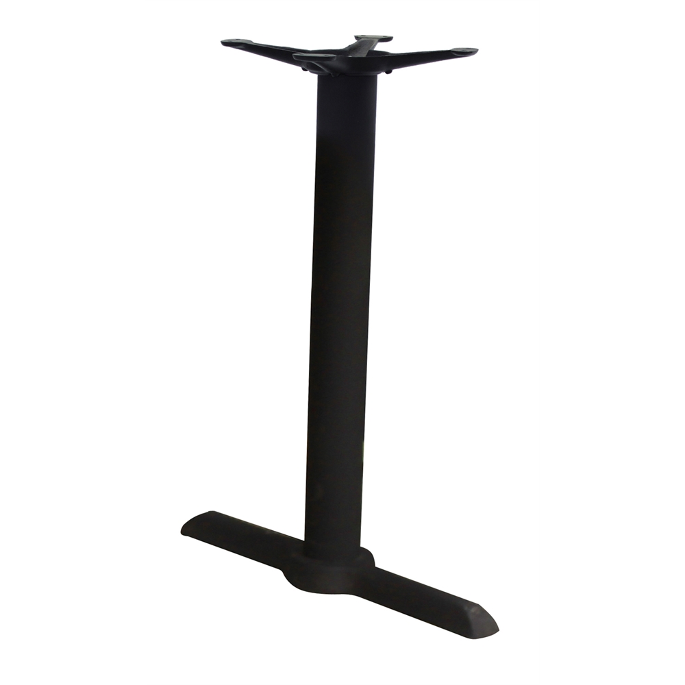 Cain T-Base Legs (Set of 2)- Black. Picture 1