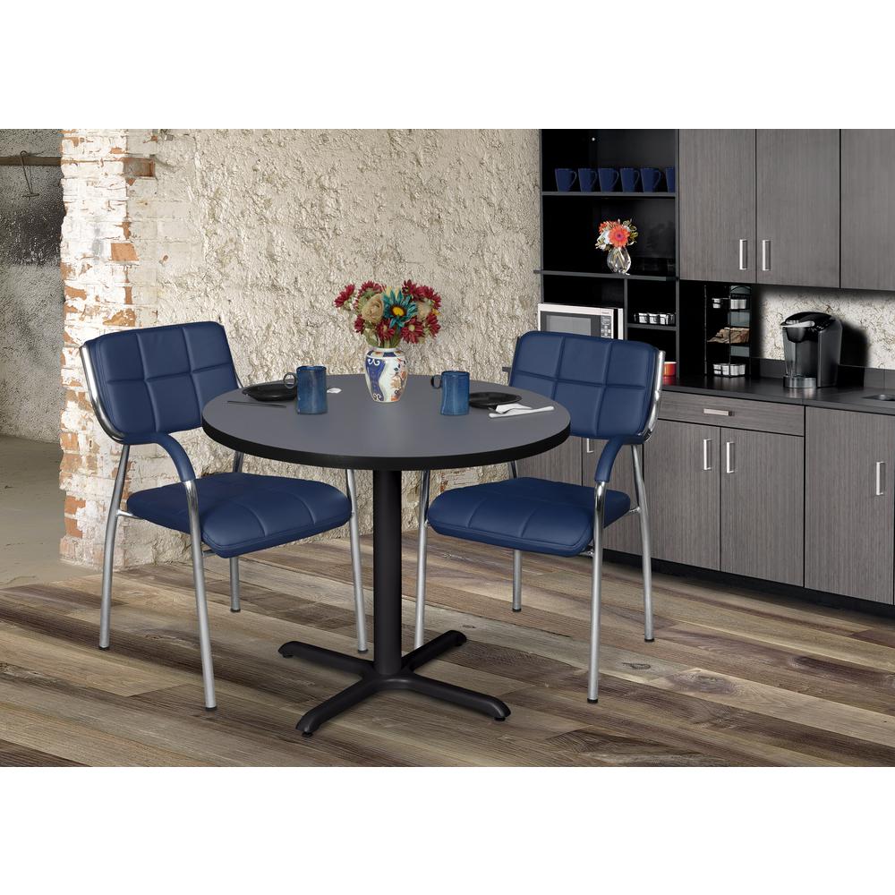 Cain X-Base for 36-42" Table Tops- Black. Picture 2