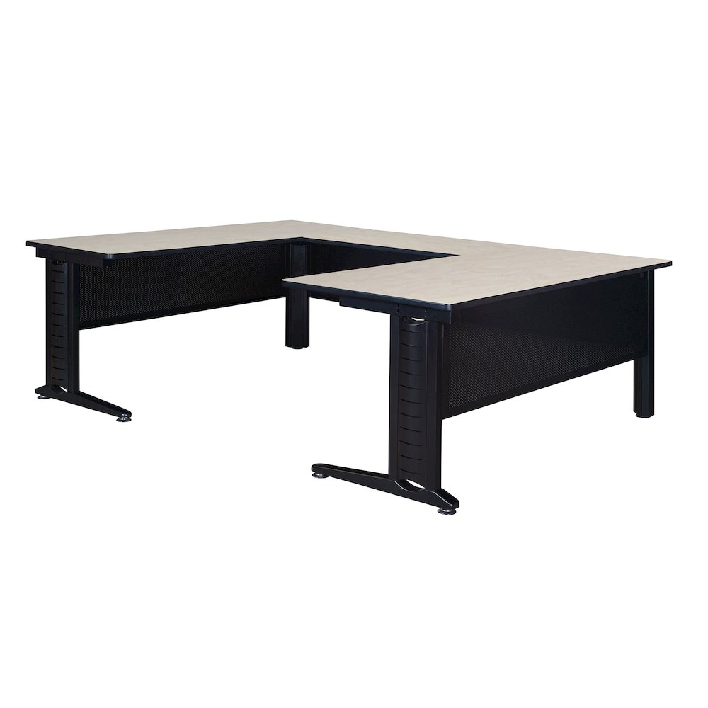 66 x 72 in. U Shape Desk Shell- Maple. Picture 1
