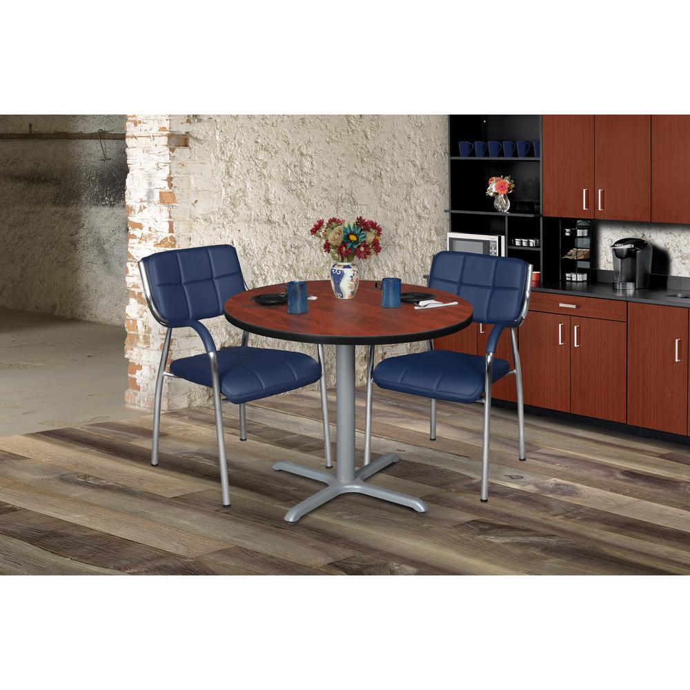 Via X-Base for 36-42" Table Tops- Grey. Picture 2