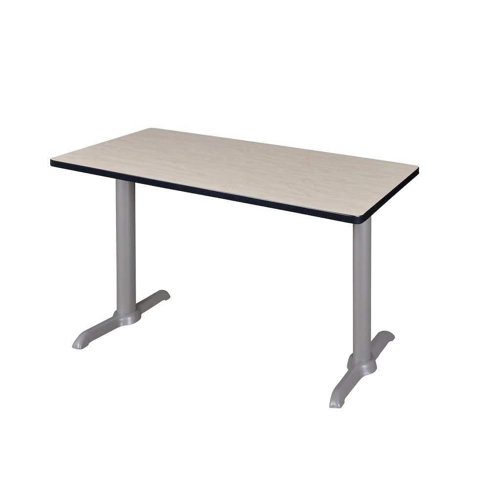 42" x 24" Training Table- Maple/ Grey Base. Picture 1