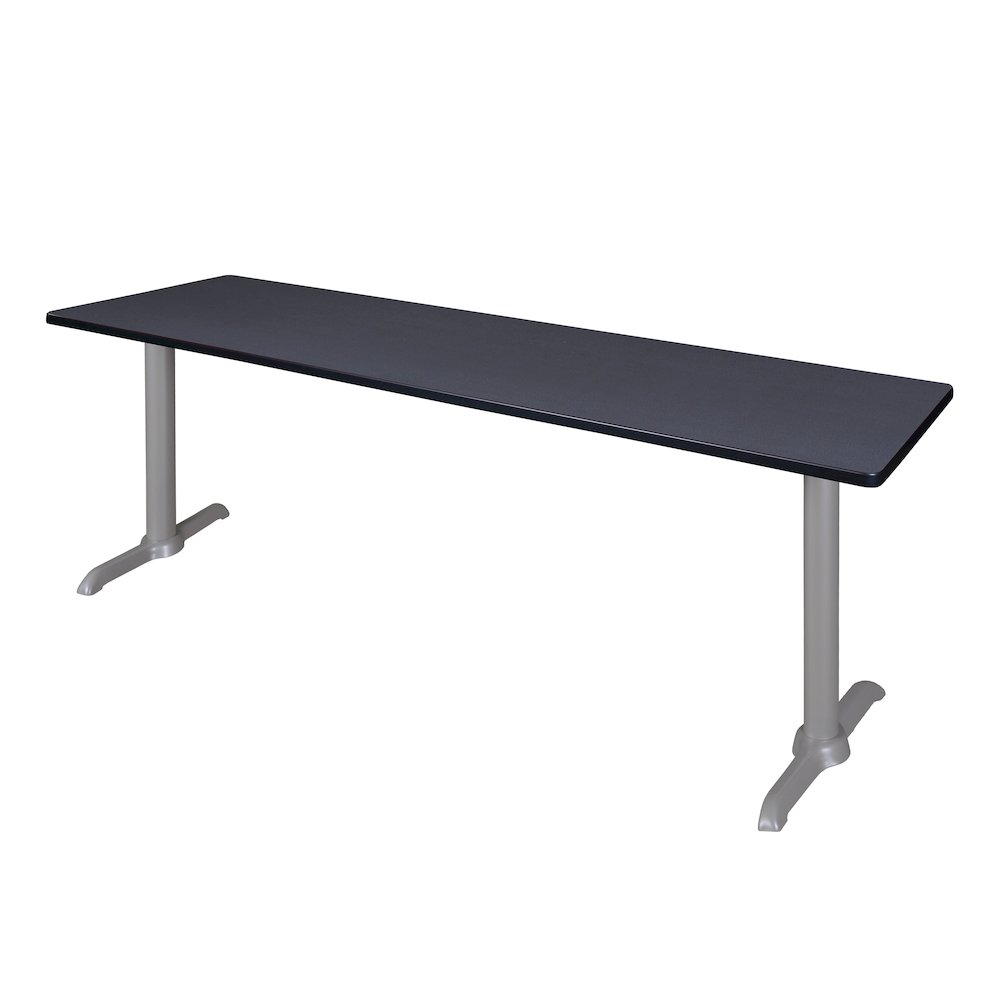 84" x 24" Training Table- Grey/ Grey Base. Picture 1