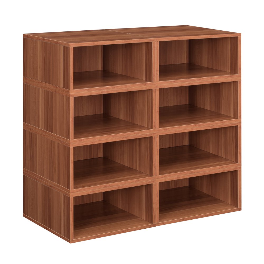 Niche Cubo Storage Set- 8 Half Size Cubes- Warm Cherry. Picture 1