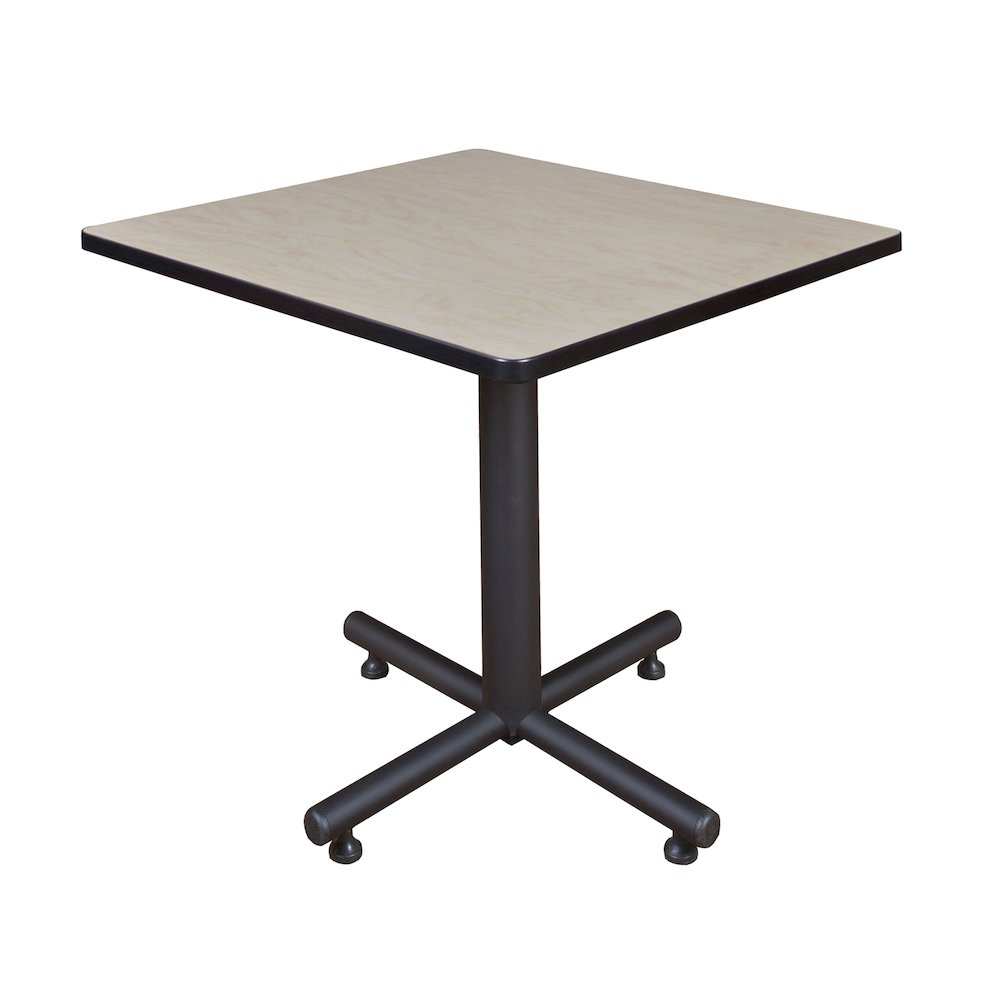 30 in. Square X-Base Breakroom Table- Maple. Picture 1